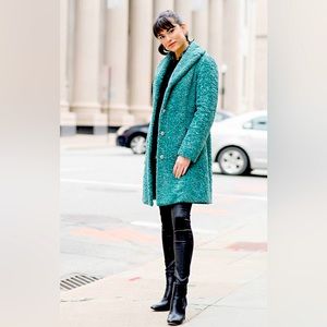 NWT $259.00 JADE PERSIAN LAMB KNEE-LENGTH FAUX FUR COAT